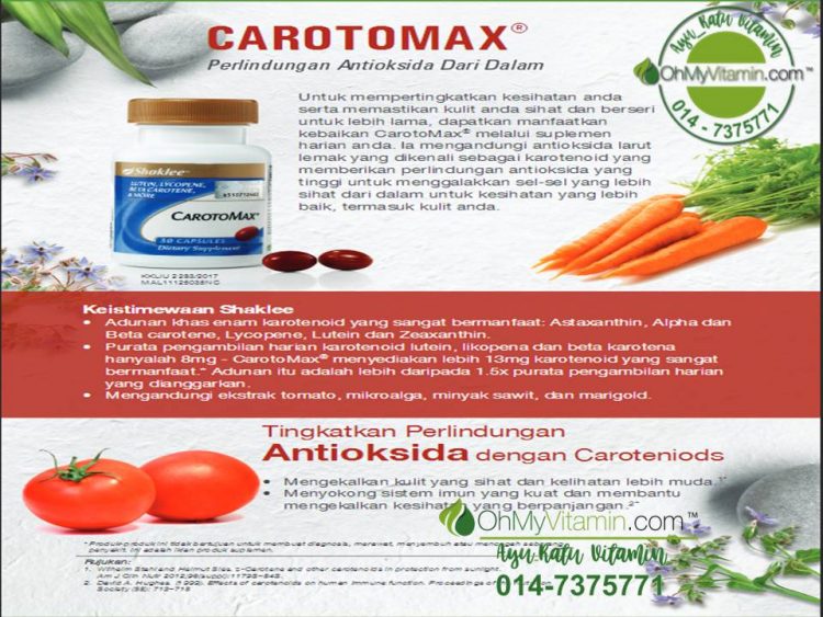CarotoMax ® PERLINDUNGAN ANTIOKSIDAN DARI DALAM