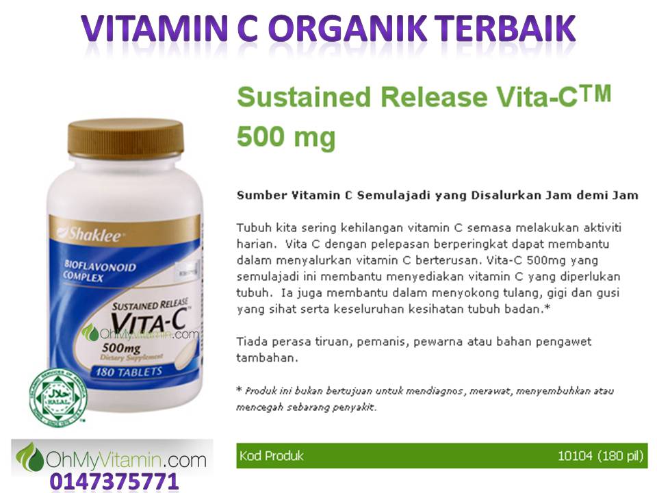 sustain release vita-C adalah vitamin C terbaik