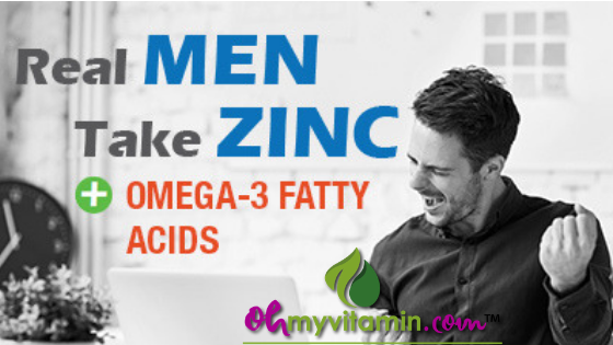 lelaki sejati mengamalkan zink dan omega 3