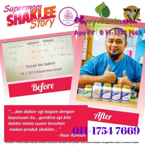 TESTIMONI KOLESTEROL TURUN SELEPAS AMALKAN SET KOLESTEROL SHAKLEE